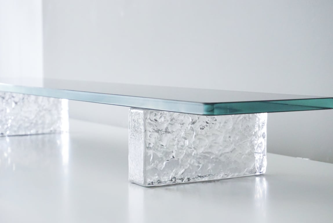 Glass Monitor Shelf