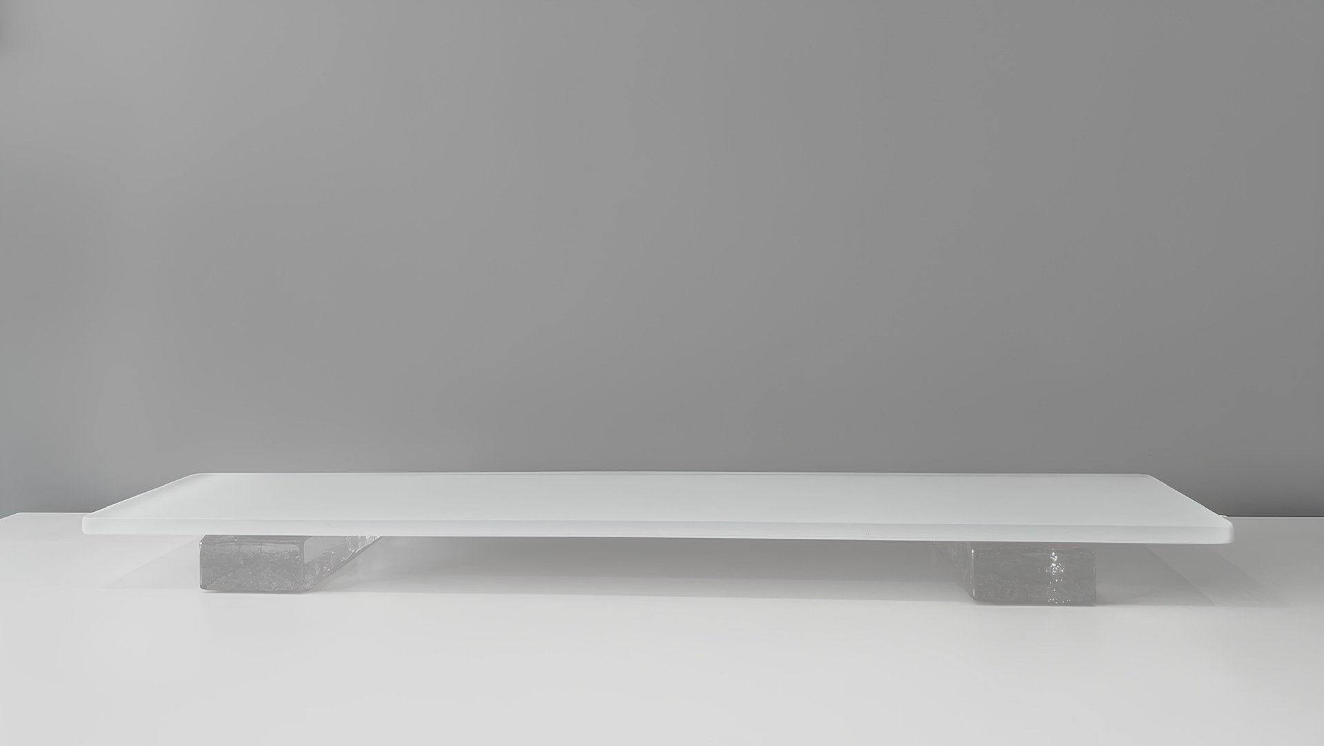 Glass Monitor Shelf